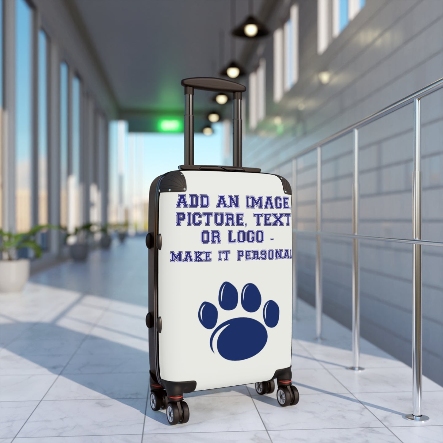 College Suitcase – Customizable Travel Luggage with Mascot Design