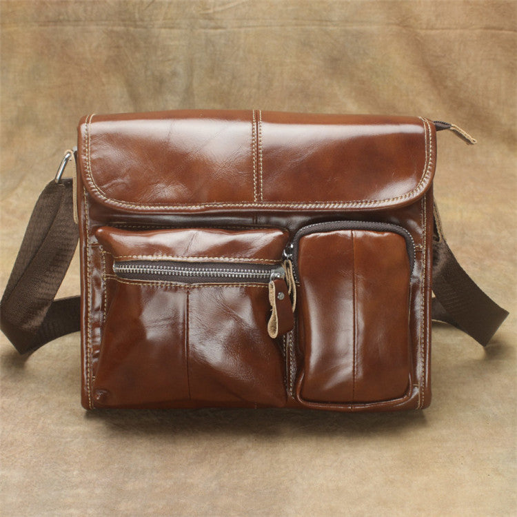 Leather Messenger Bag