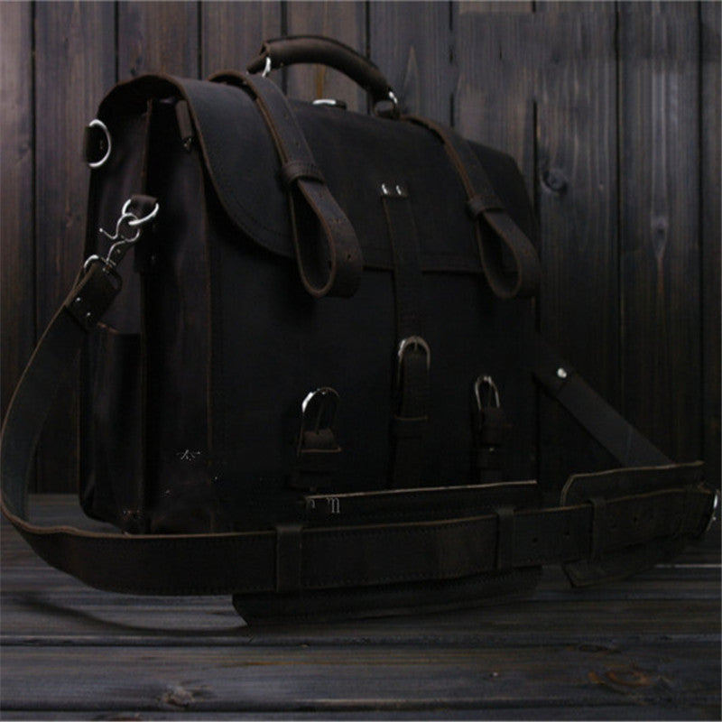Elite Crazy Horse Series Genuine Leather Travel Bag