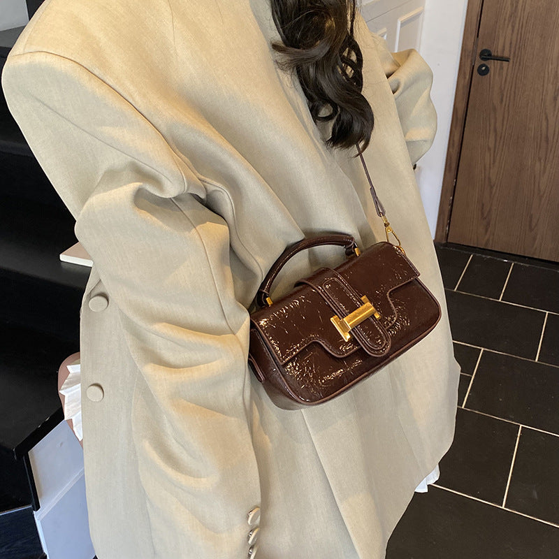 HARRY POSH Luxury One-shoulder Square Pouch Handbag