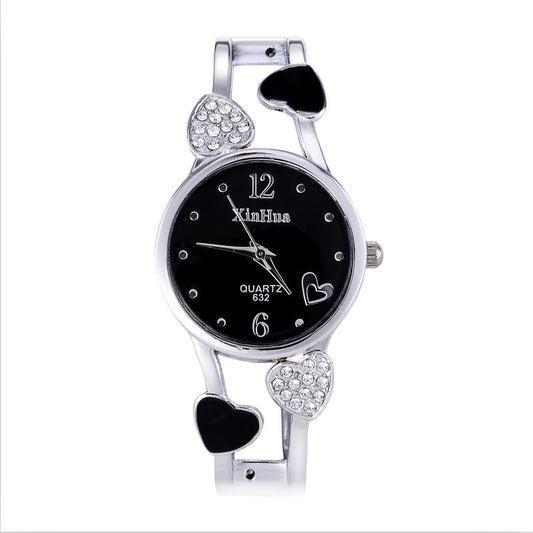 Diamond HEART Bracelet Watch