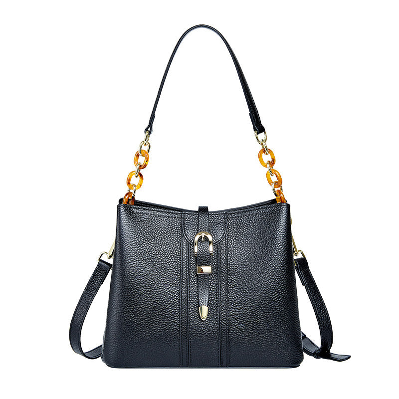Exceptional Inspired Leather Bucket Bag