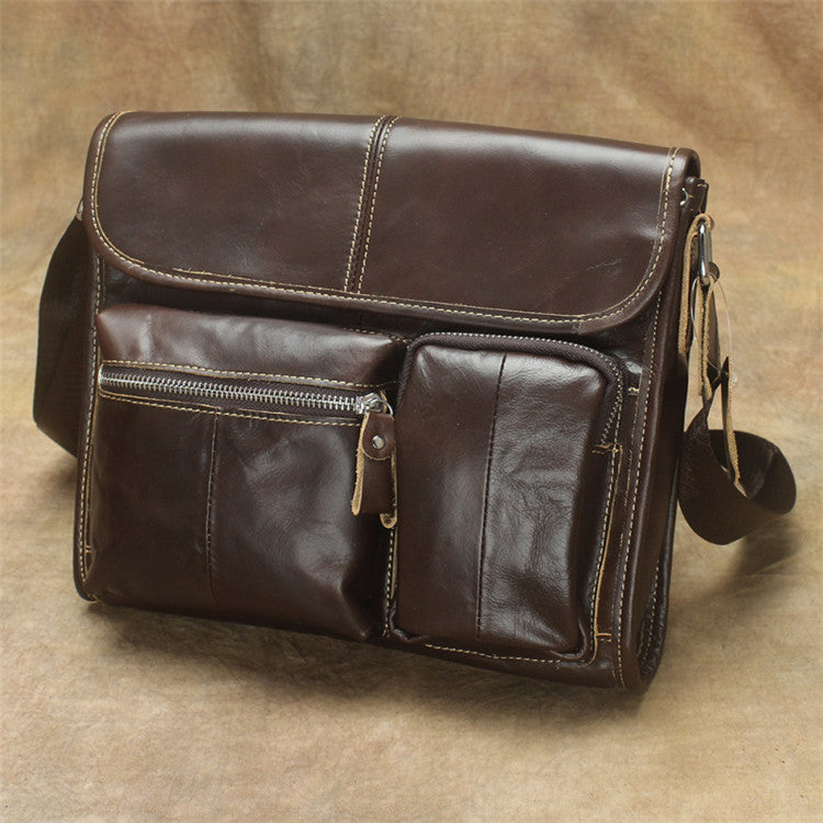 Leather Messenger Bag