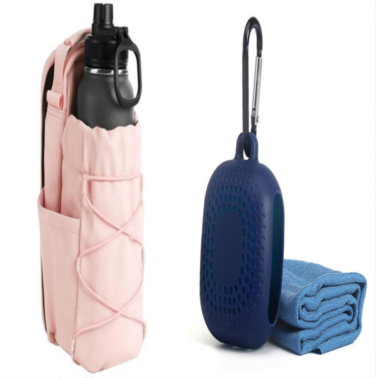 Fitness Gym Bag For Men And Women Sling Bottle With Magnetic Attachment