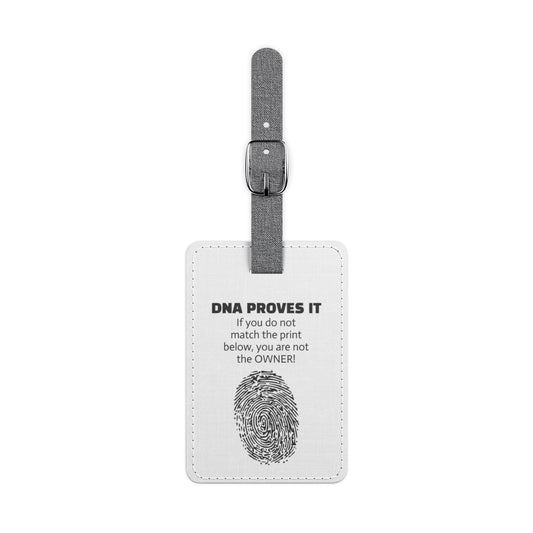 DNA Proves It Luggage Tag