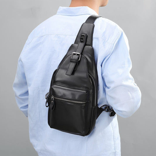 Men's Leather Crossbody