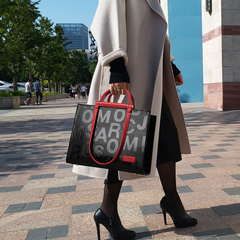 Monogram ICONIC II Top-Handle Bag Lady's Handbag Casual