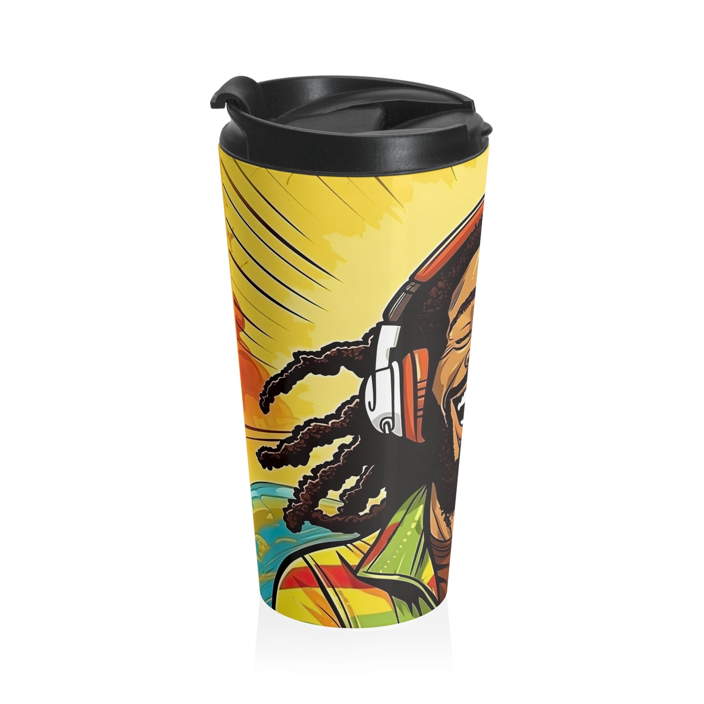 Smiling DJ Travel Mug