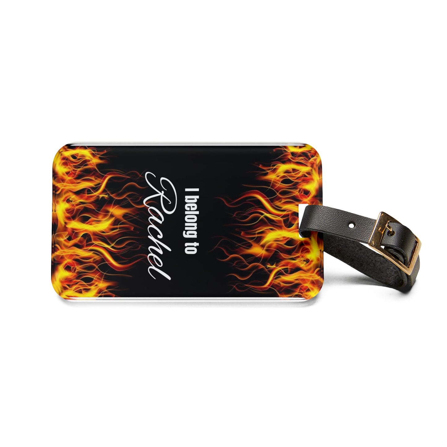 Flame Luggage Tag