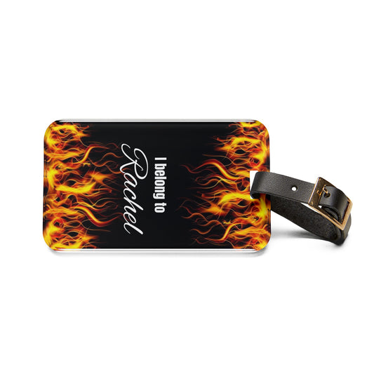 Flame Luggage Tag