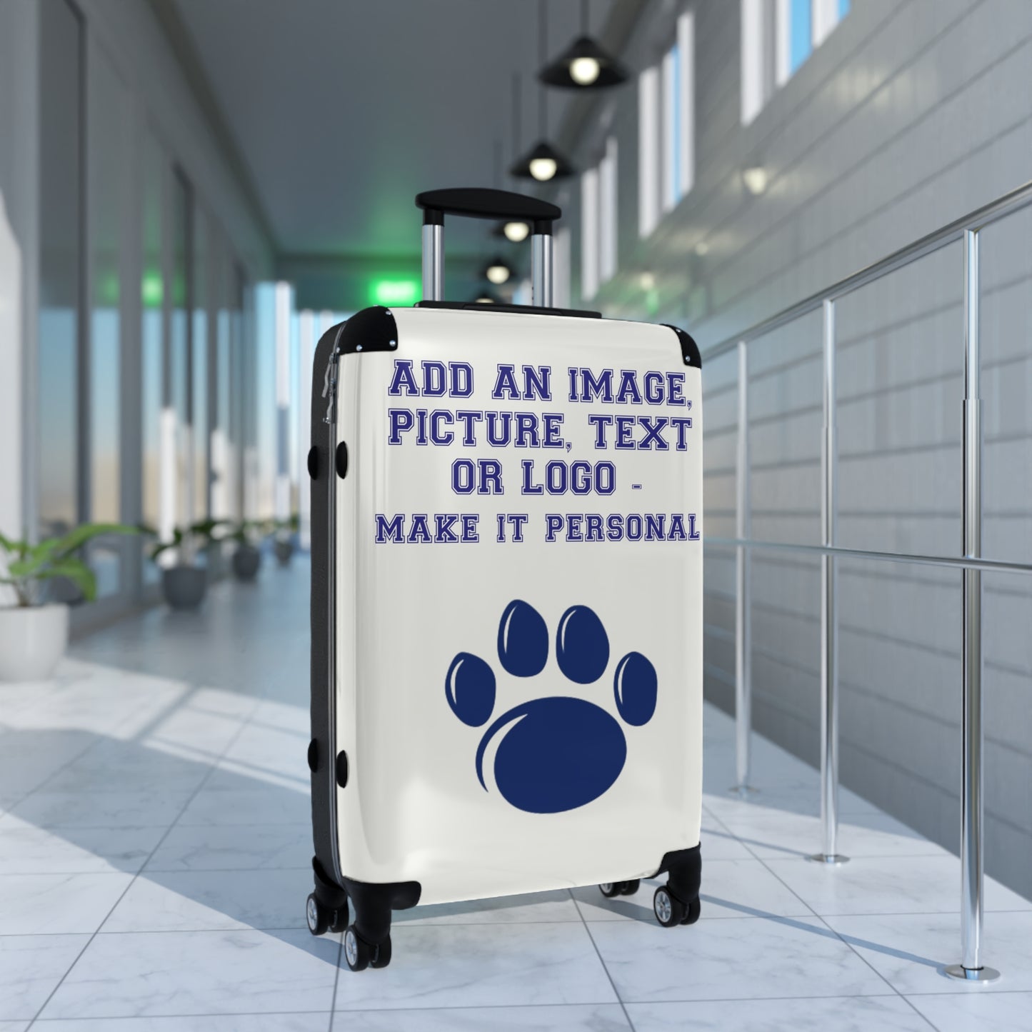 College Suitcase – Customizable Travel Luggage with Mascot Design