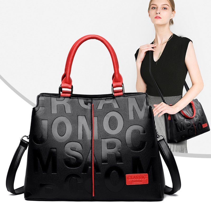 Monogram ICONIC Leather Shoulder Bag