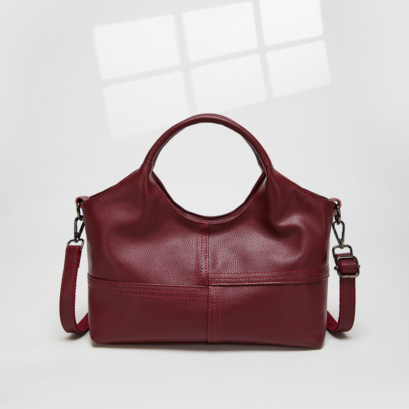 FIGLIA DELLA MADRE Large Capacity Advanced Texture Handbags