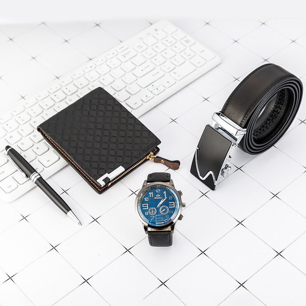 XSVO Belt Wallet Watch Pen Gift Set