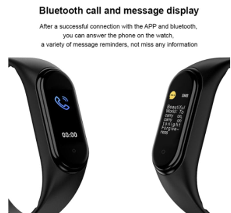 WeChat Sports Black Bracelet