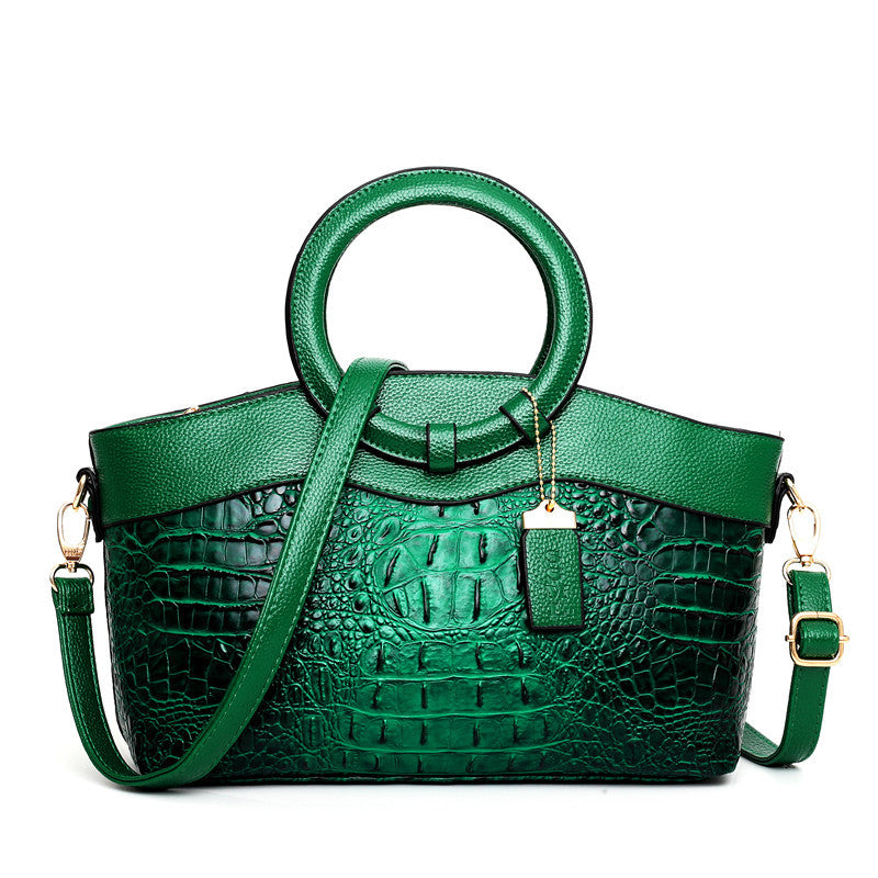 GYKAEO Luxury Designer Woman's Croc Handbag