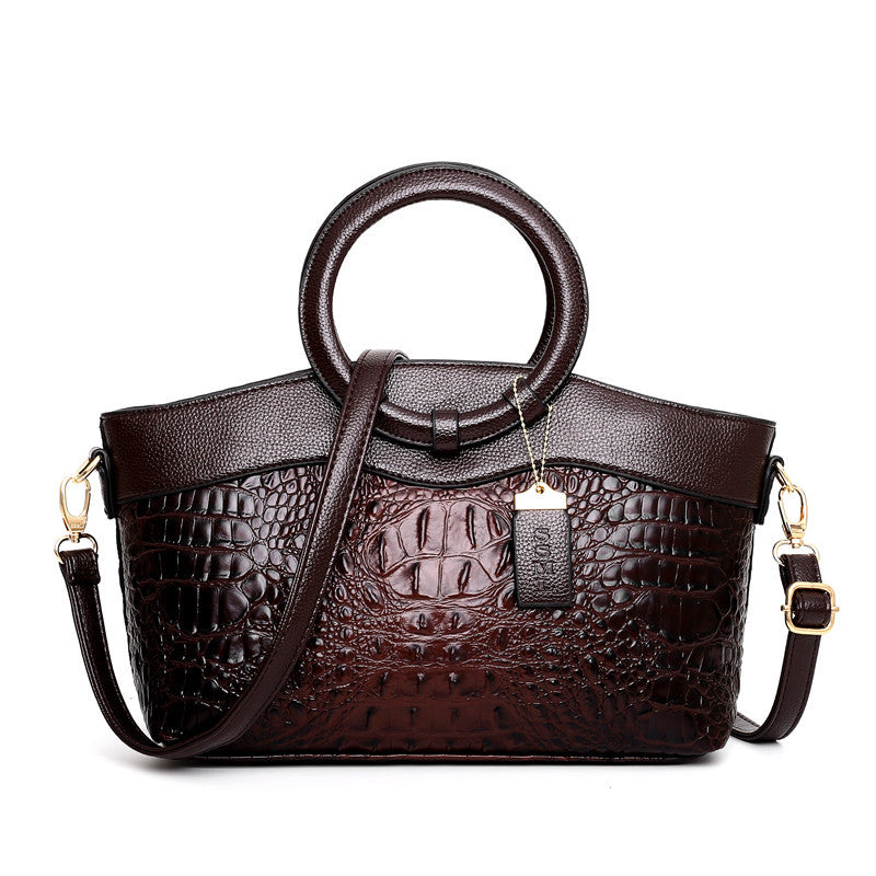 GYKAEO Luxury Designer Woman's Croc Handbag