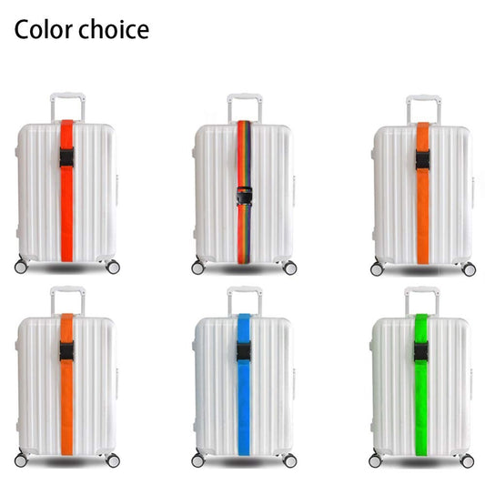 7 Colors Adjustable Nylon Protective Travel Suitcase Packing Belt
