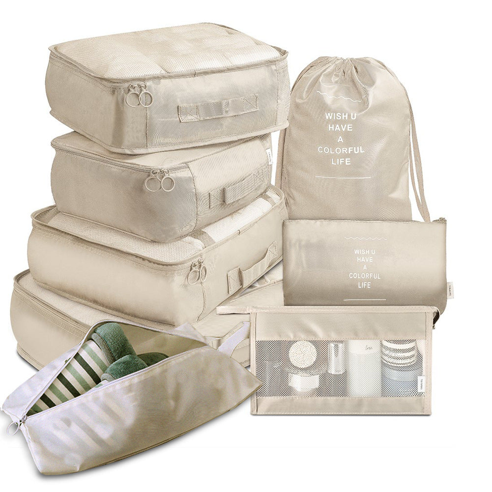 8-piece Set Luggage Travel Storage Packing Cube Bag