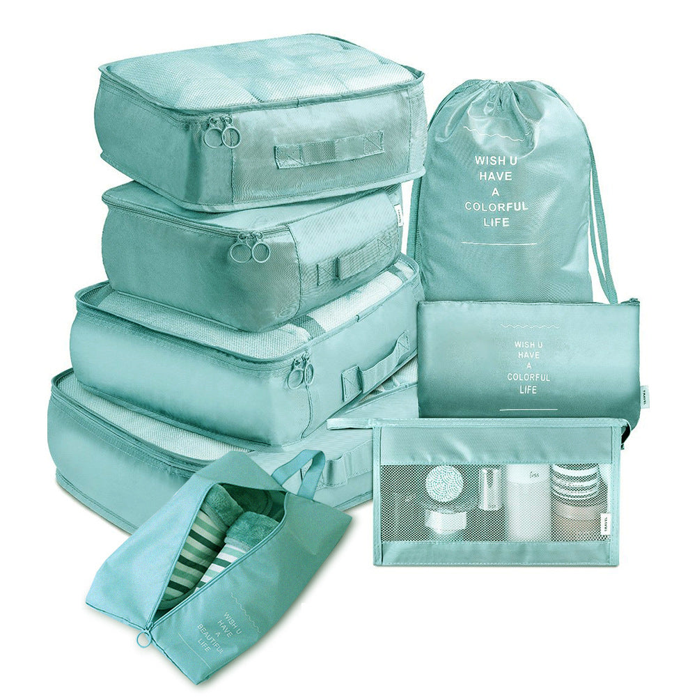 8-piece Set Luggage Travel Storage Packing Cube Bag