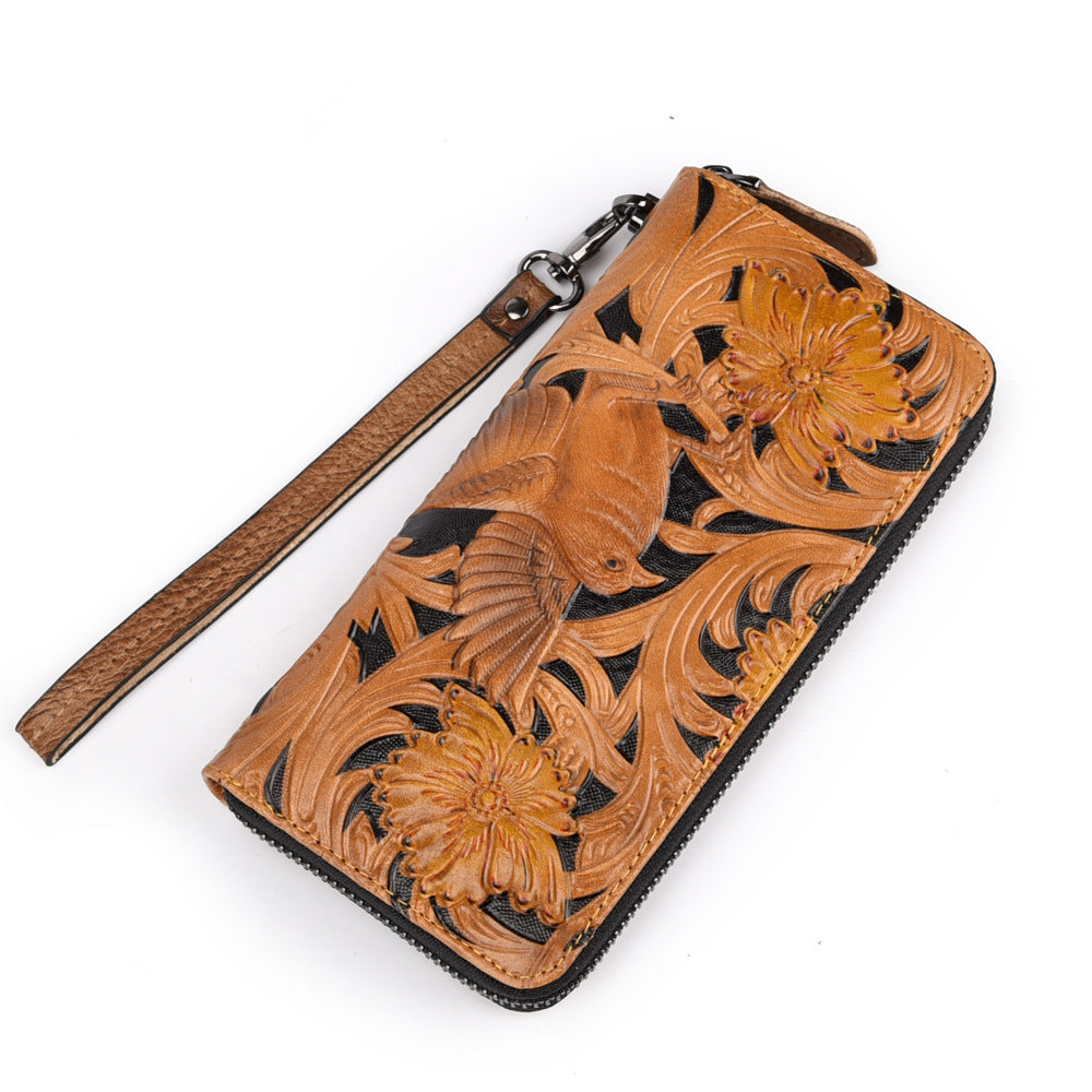 Jet Set Leather Craft Leisure Wallet