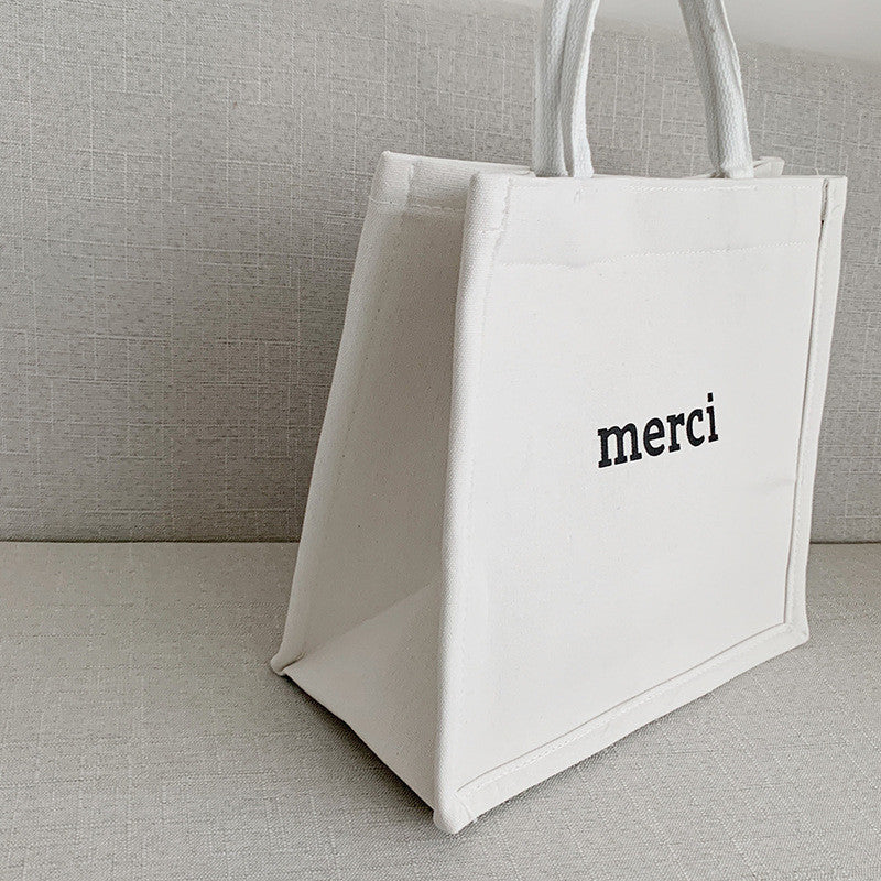 MERCI Fashionable Niche Design Tote Bag