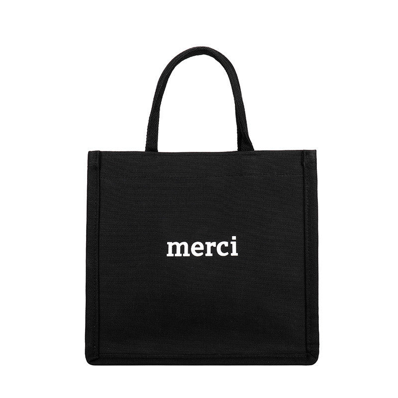 MERCI Fashionable Niche Design Tote Bag