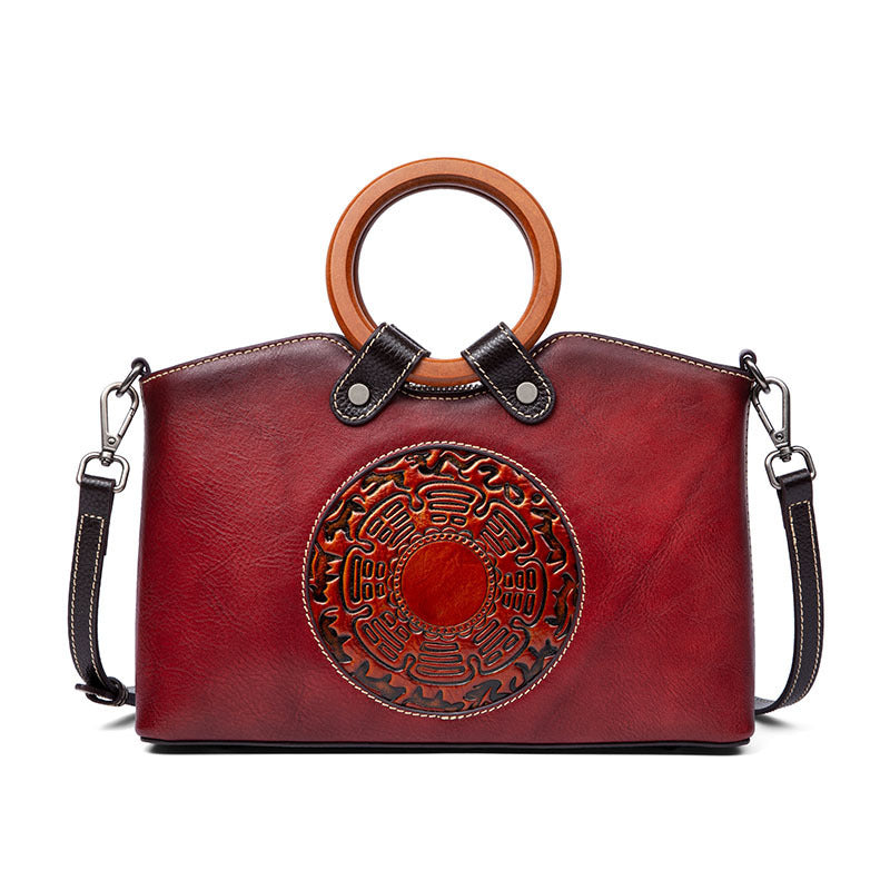 Renaissance by Harlem Vintage Designer Genuine Leather Shoulder Bag