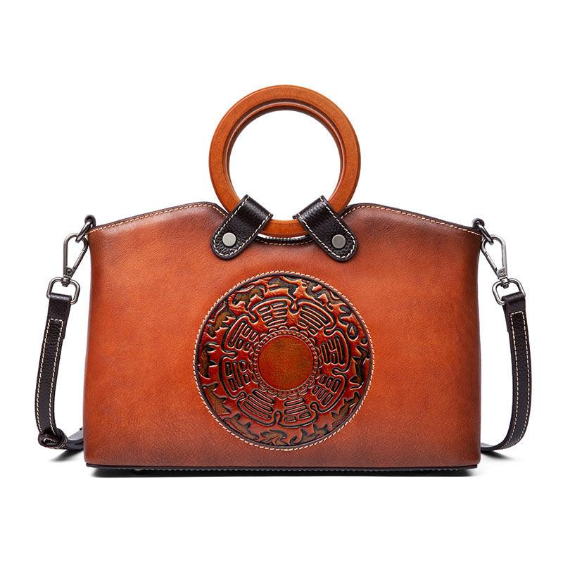 Renaissance by Harlem Vintage Designer Genuine Leather Shoulder Bag