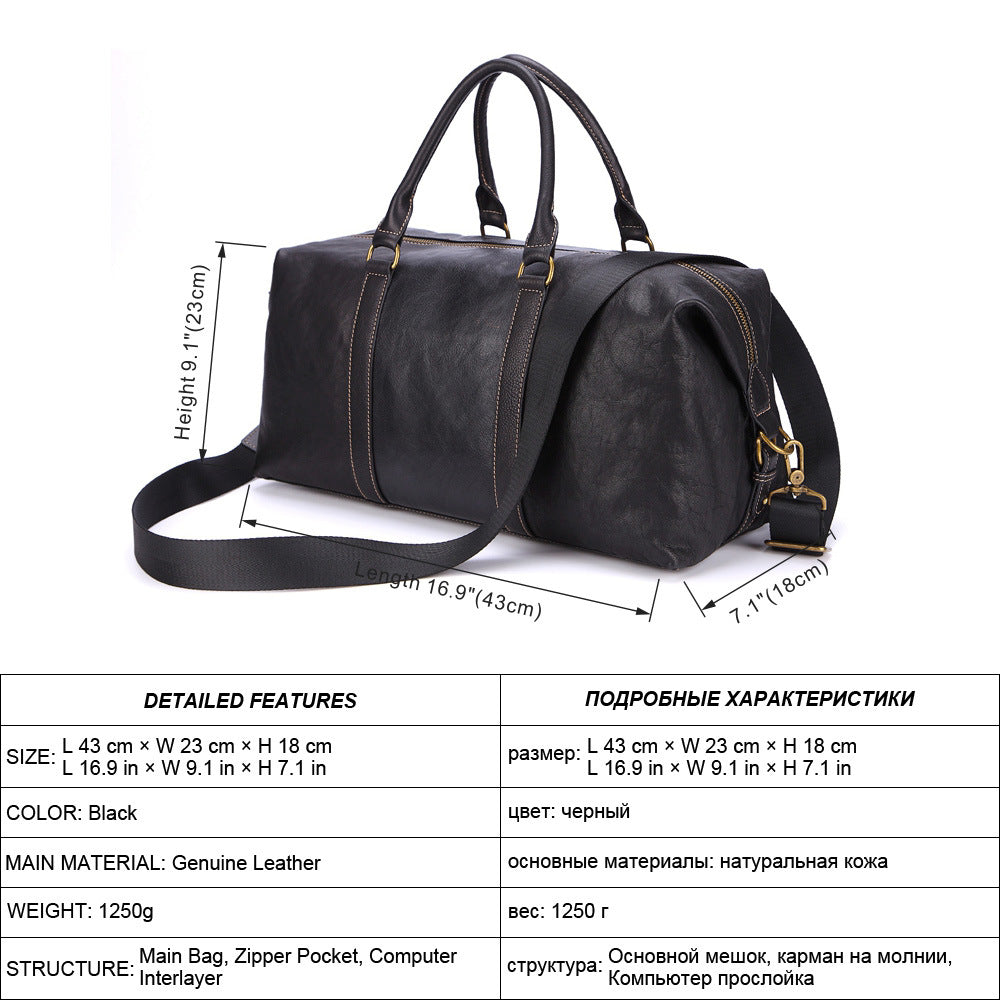 MISFITS LEATHER Weekender Duffle Bag