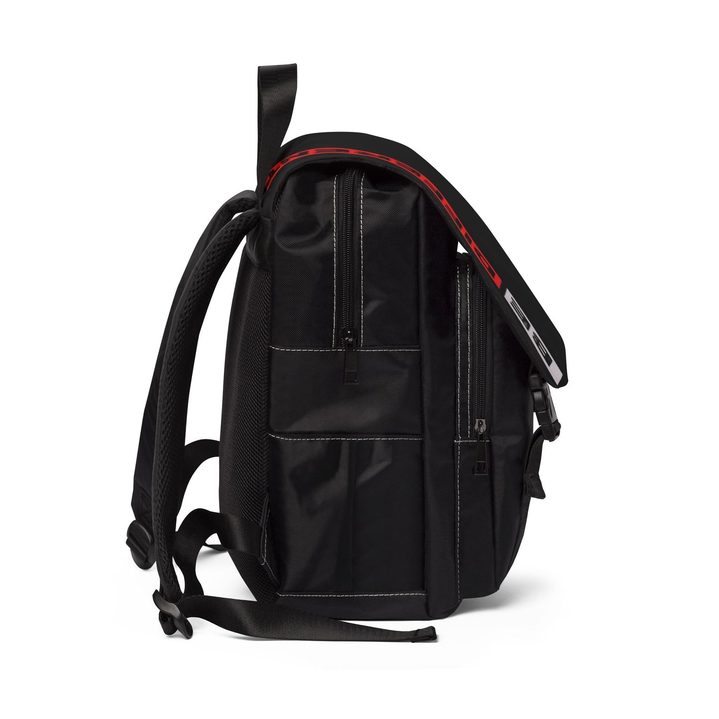 Be Different Black Casual Backpack — Urban Daypack with 'BE DIFFERENT' Accent