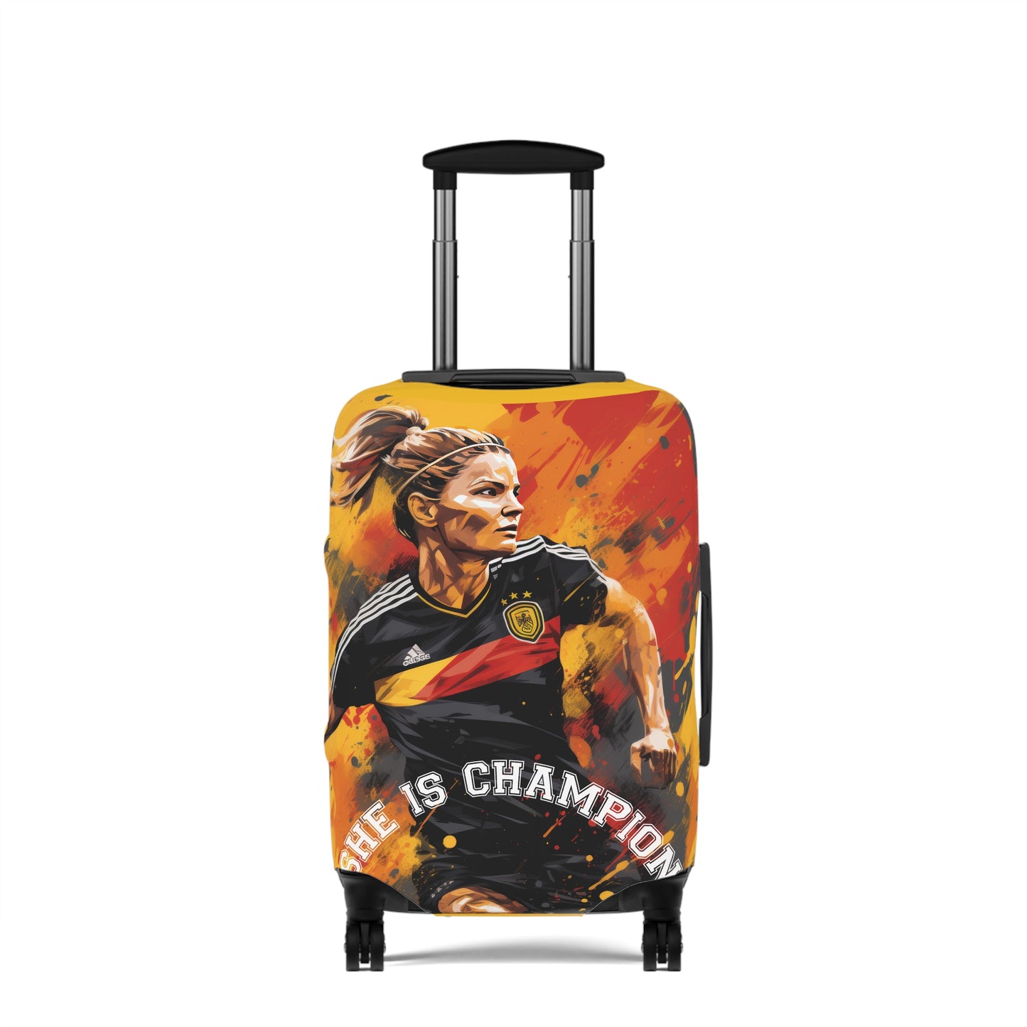 Soccer Player Luggage Cover