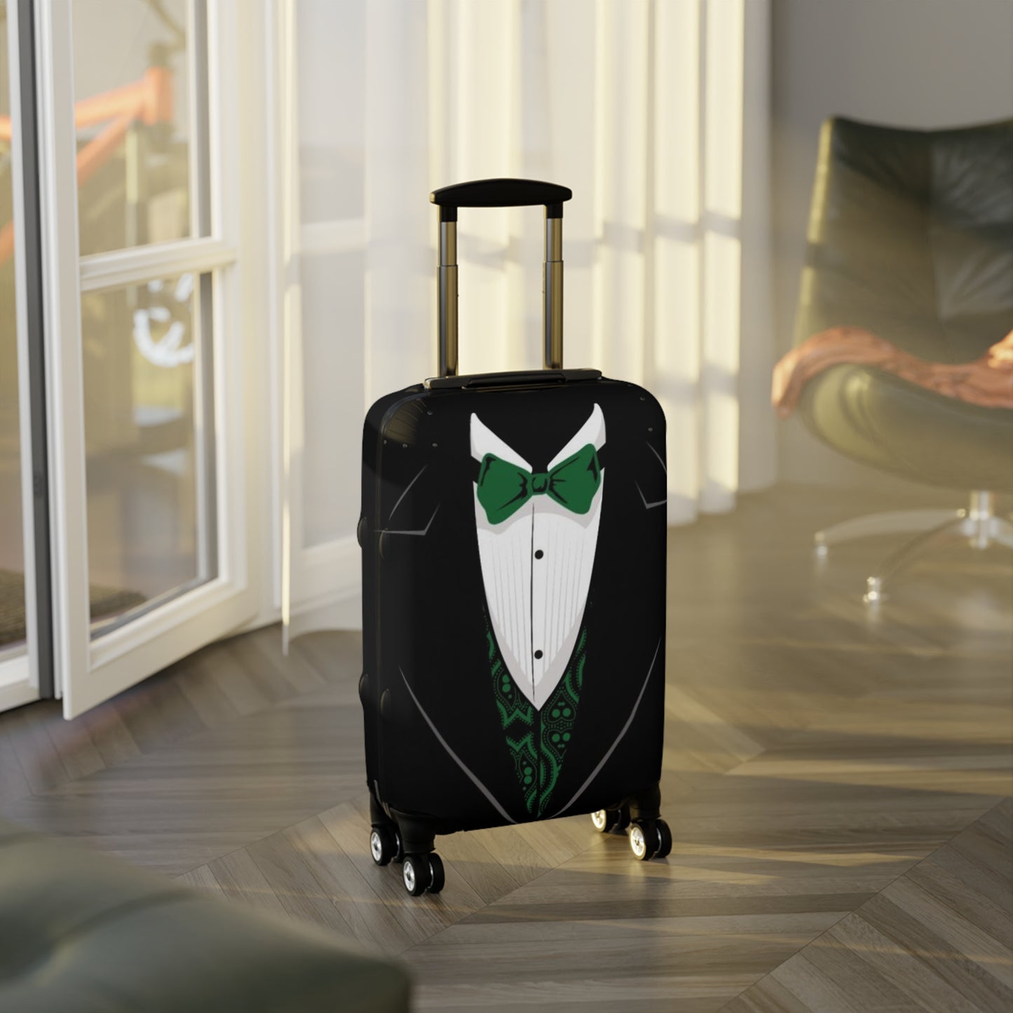 Tuxedo Luggage Cover
