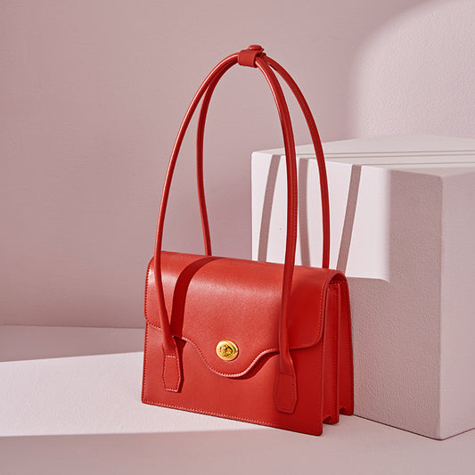 Genuine Soft Leather Leisure Shoulder Bag