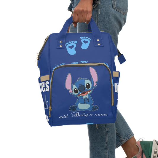 Cartoon Multifunctional Diaper Backpack, Practical Bag, Perfect Baby Shower Gift