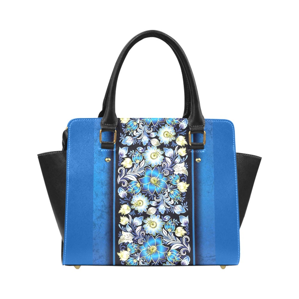 Blue Flower Shoulder Bag