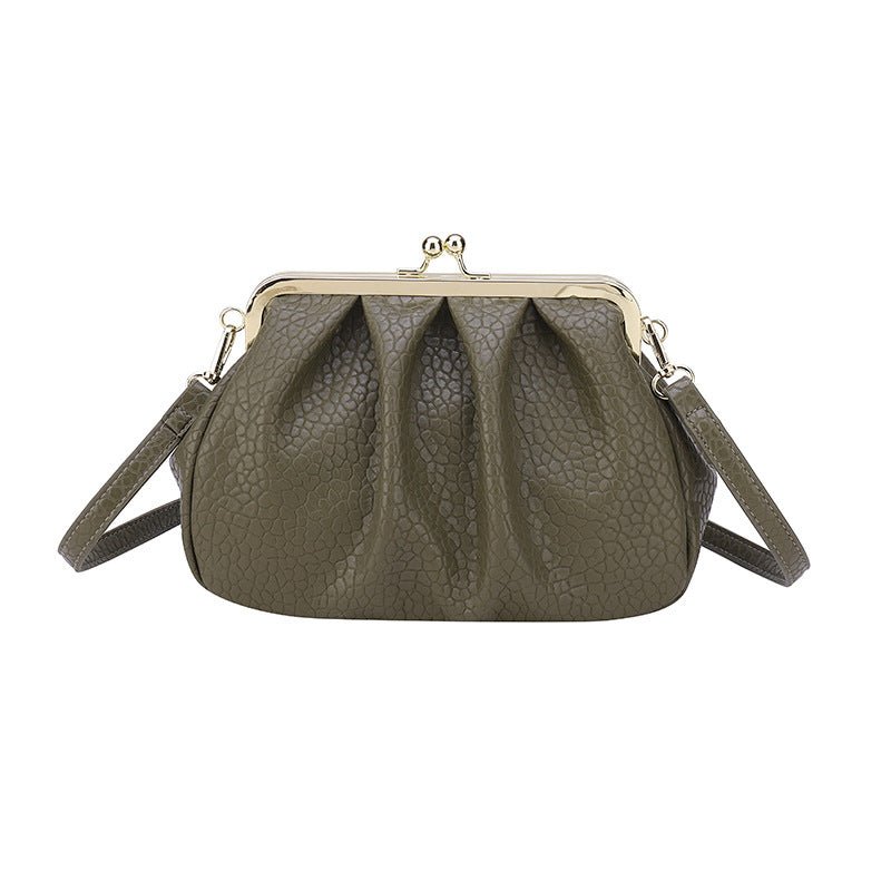 Kiss Lock Crossbody Shoulder Bags Trendy Purse