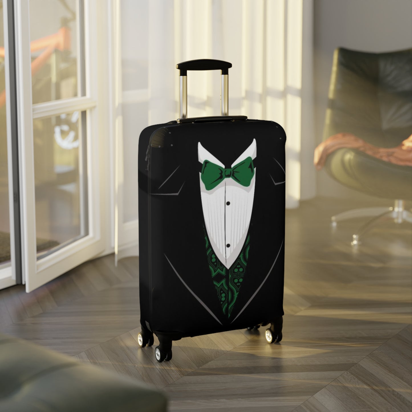 Tuxedo Luggage Cover