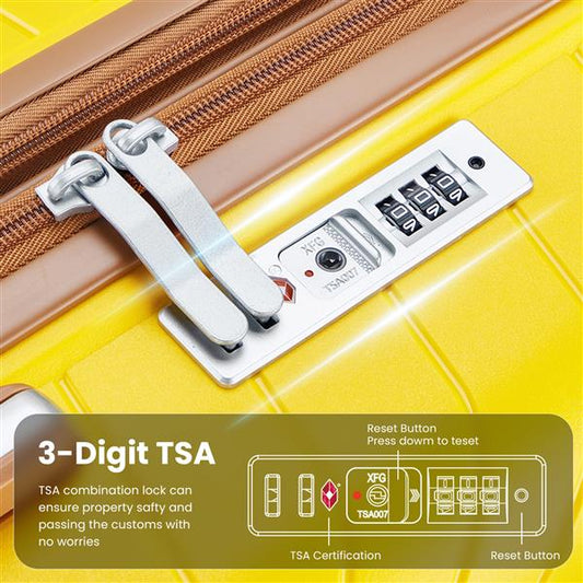 BLP Yellowjacket Luggage 4-piece Hard Sided Set