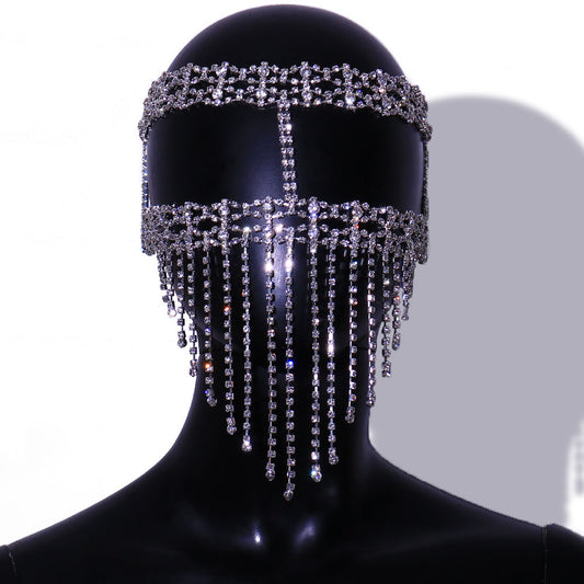 Prom Rhinestone Mask