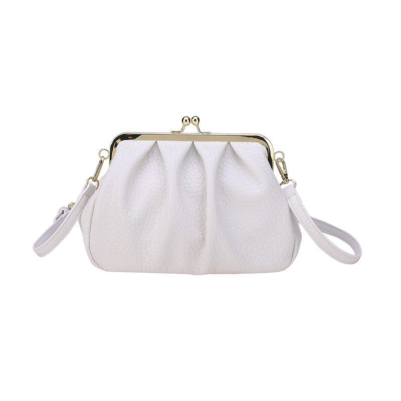 Kiss Lock Crossbody Shoulder Bags Trendy Purse