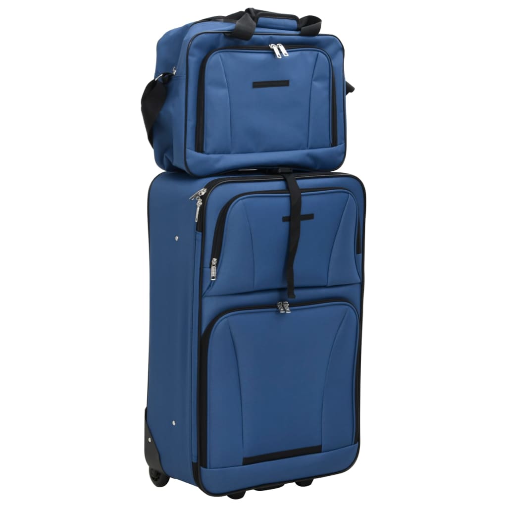 Soft-sided Travelers 5-piece Suitcase Combo