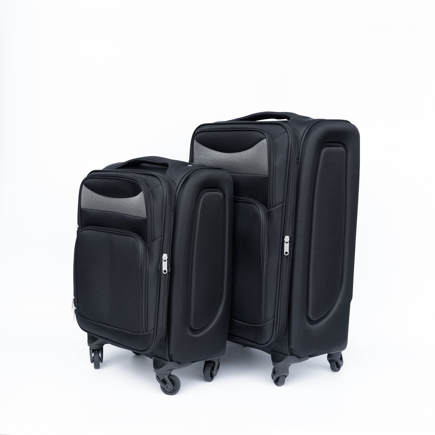 FLIGHT CREW ELITE 20" 24"  Two-piece Suitcase Set Universal Wheel BLACK