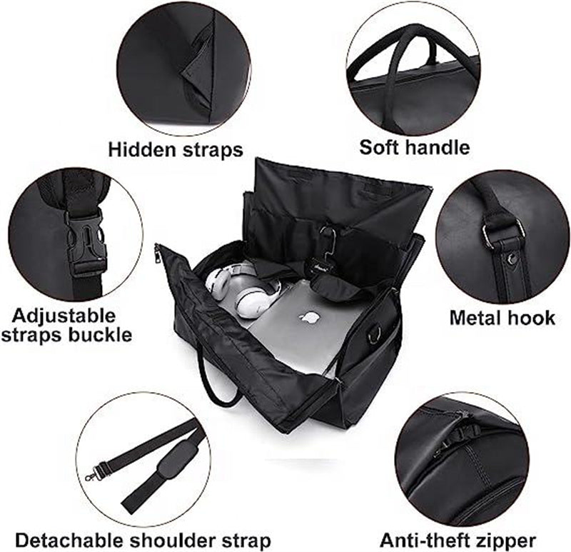 URBAN EXPLORER Travel Garment Bag 3-in-1 Backpack Foldable