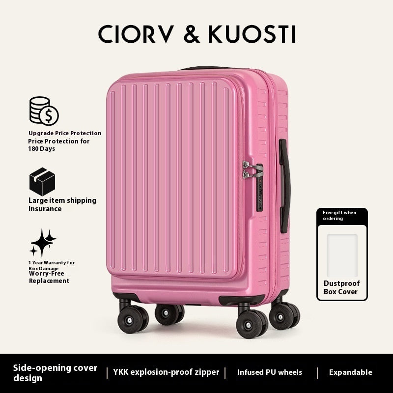 BLP Exceptional C&K 20" CARRY-ON Expandable Hard Sided Side Open Luggage