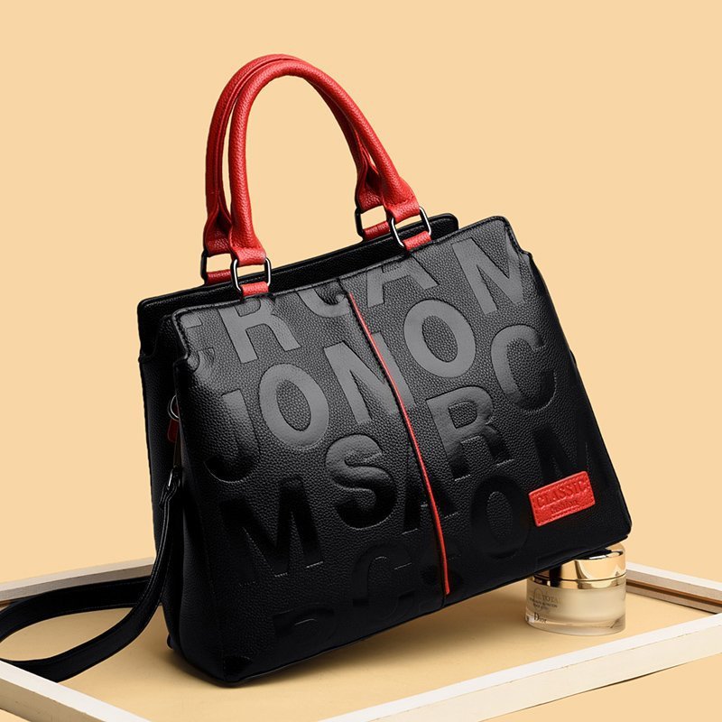 Monogram ICONIC Leather Shoulder Bag