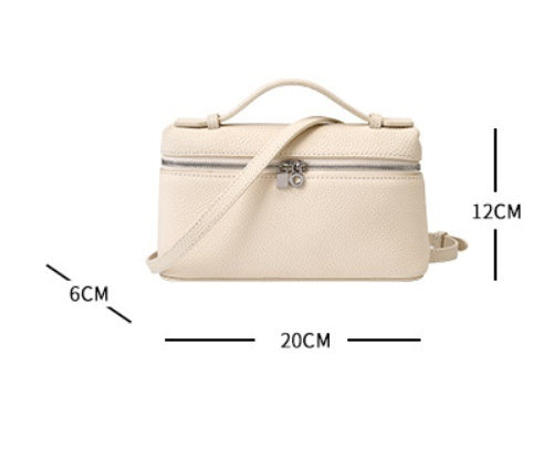 Exceptional Women's First Layer Cowhide Portable Box Hand Bag