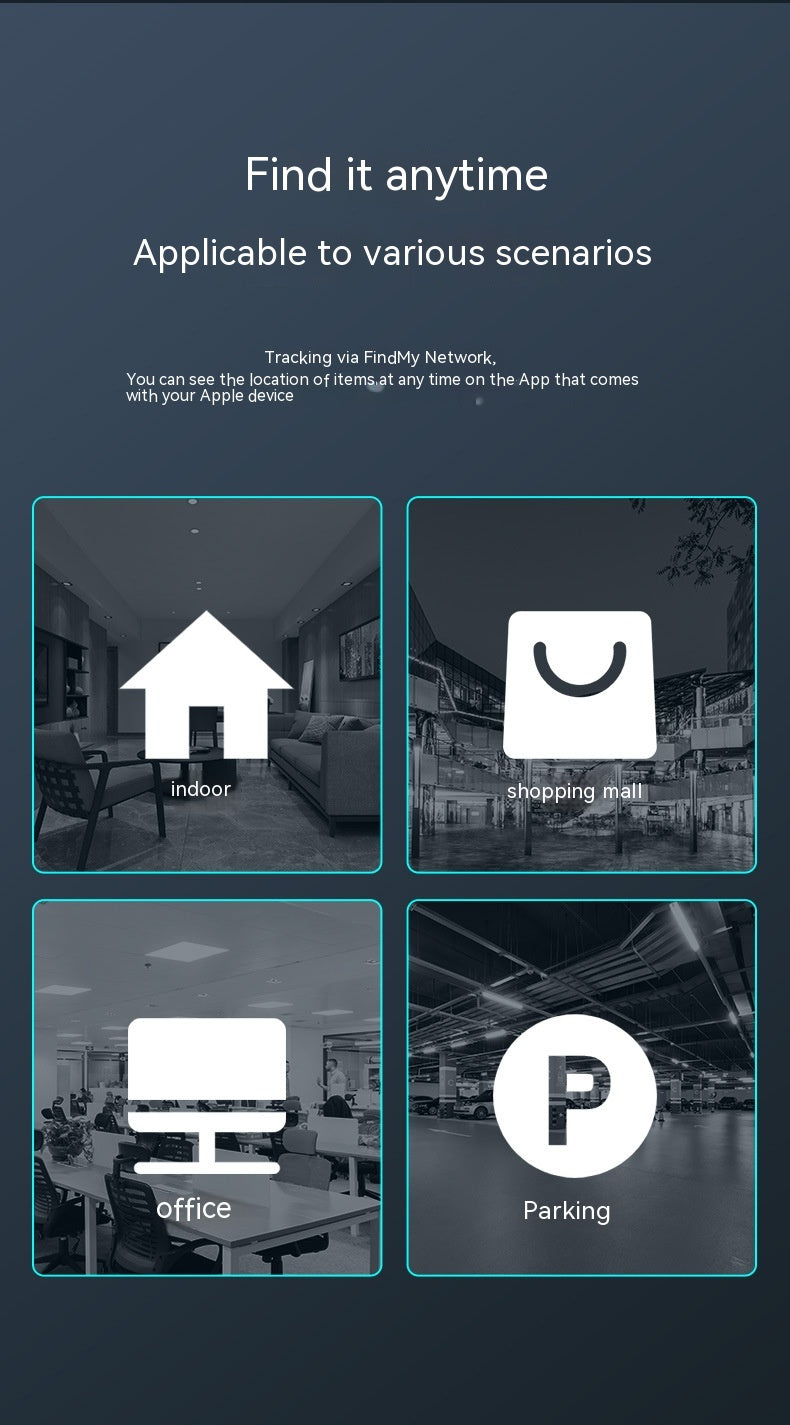 I-Tag Wireless Locator Mini Tracker Elderly Children Pet Luggage Anti-loss Alarm Device