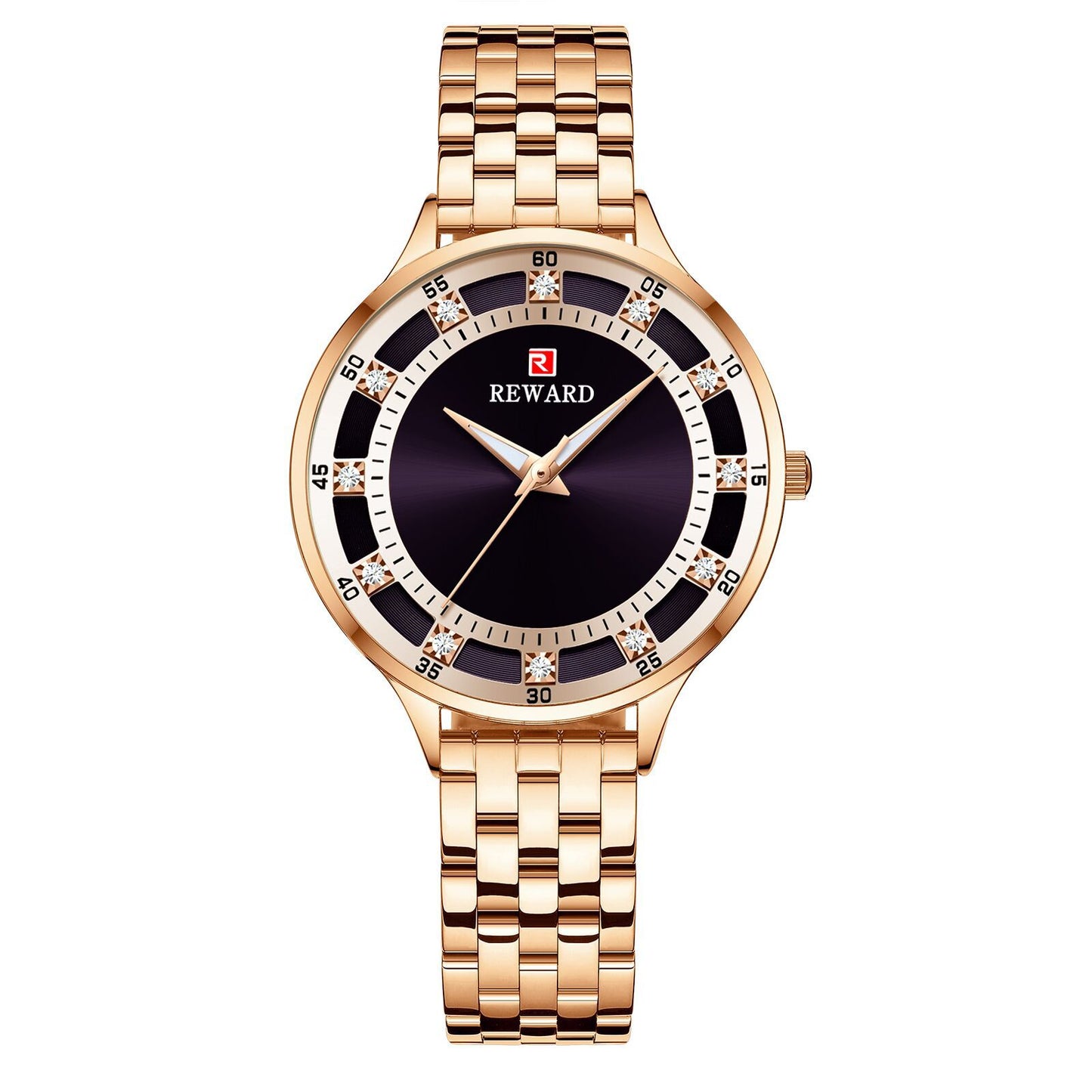 REWARD Ladies Quartz Watch with diamond band