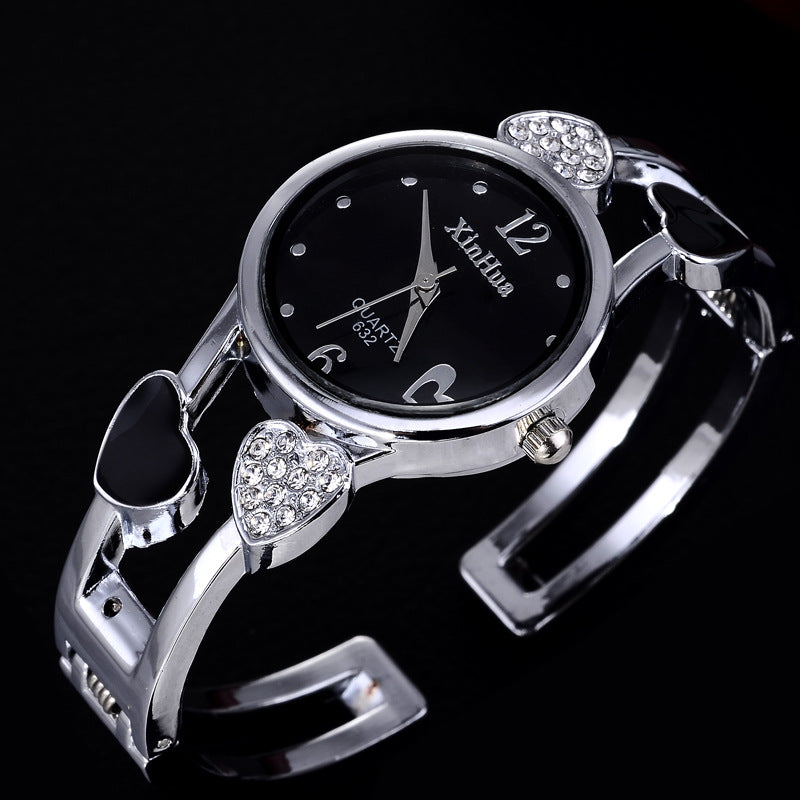 Diamond HEART Bracelet Watch